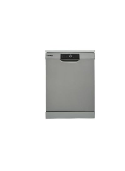 Buy TORNADO Dishwasher 13 Person, 60 cm, Digital, 8 Programs, Dark Silver TDV-FN138CDS in Egypt