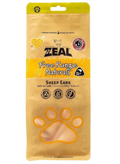 Buy Free Range Naturals Sheep Ears Dog Treats 125g in UAE