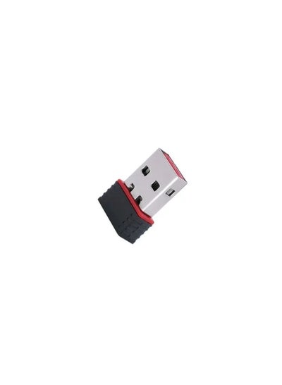 Buy WIFI 6 Network Signal Reception Mini Driver-free Wi-Fi Adapter for PC Deskop Computer 2.4G Network Card USB Plug and Play in Saudi Arabia