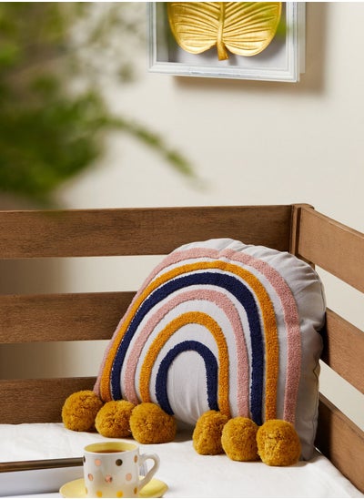 Buy Rainbow Shaped Cushion With Insert in UAE