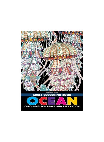 Buy Ocean- Colouring Book for Adults in UAE