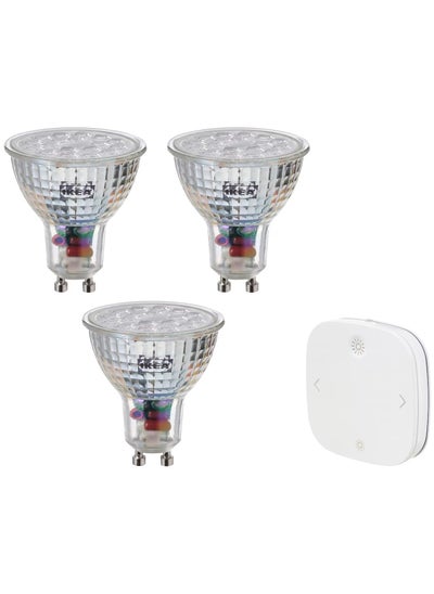 Buy Remote control kit, smart wireless dimmable/white spectrum, GU10 in Saudi Arabia