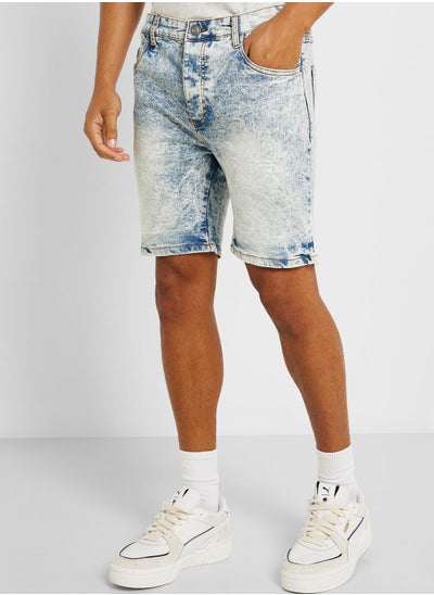 Buy Mens Denim Skinny Fit Short in UAE