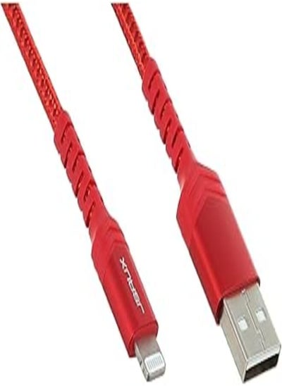 اشتري Jsaux mfi usb-a to lightning cable 1.2m red في مصر