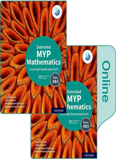 Buy MYP Mathematics 4&5 Extended Print and Enhanced Online Course Book Pack in UAE