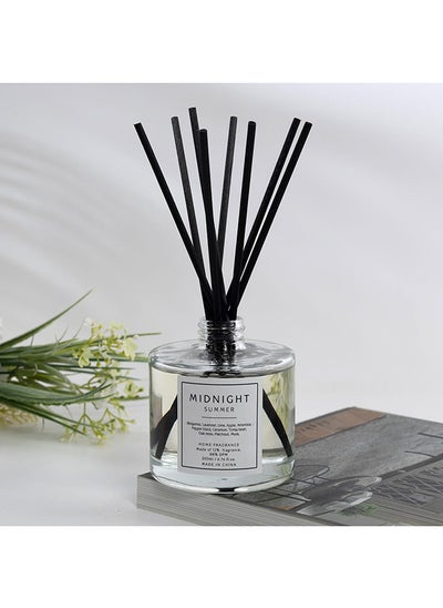 اشتري Hue Midnight Summer Reed Diffuser, Clear & Black - 200ml في الامارات