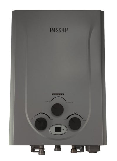 Buy Gas Water Heater - 6L-Digital -3 Knob - Silver in Egypt