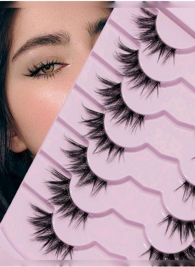 Buy 7_Pairs Corner Half Eyelashes in Saudi Arabia