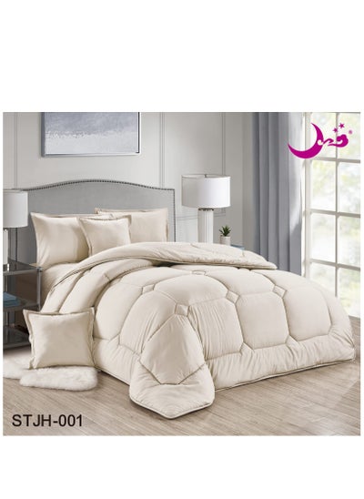 Buy Quilt set for a King-Size bed Consisting of 6 Distinct Pieces Size 240 x 220 cm. in Saudi Arabia