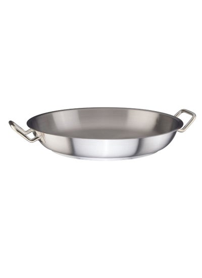 اشتري Stainless Steel Induction Frypan with Two Pot Handle 28 cm x 5 cm |Ideal for Hotel,Restaurants & Home cookware |Corrosion Resistance,Direct Fire,Dishwasher Safe,Induction,Oven Safe|Made in Turkey في الامارات