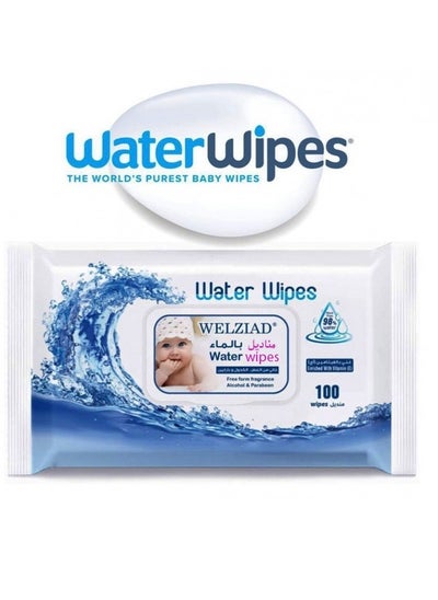 Buy Pack Of 100 Baby Water Wipes in Saudi Arabia