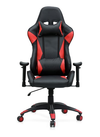 Buy Multi home furniture Executive Ergonomic Computer Gaming Desk Chair for Office and Home, Boss Chair with headrest back comfort and lumbar support with Foot Rest.... MH-1008-BLACK/RED in UAE