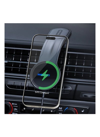 Buy Recci RHO-C41 Magnetic wireless charging car holder in Egypt