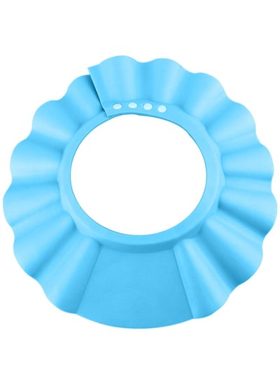 Buy Baby Shampoo Eye Protection Cap Adjustable Shampoo Shower Head Washing Head Protective Cap for Baby Shower Safety Shower Cap (Blue) in Egypt