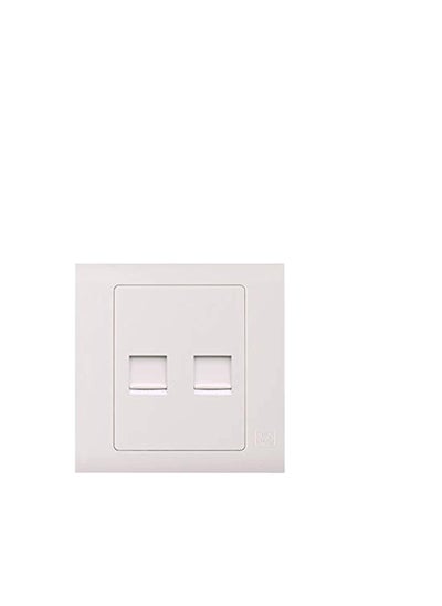 Buy Mk Data Socket 2 Gang Rj45-Mv429Whi in UAE