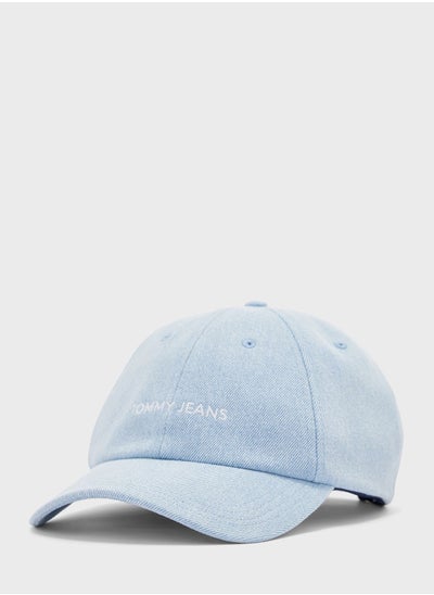 Buy Linear Logo Cap Denim in Saudi Arabia