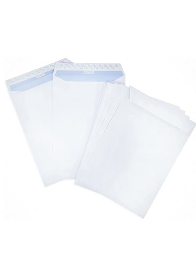 اشتري 50-Piece A5 Size White Envelopes في الامارات