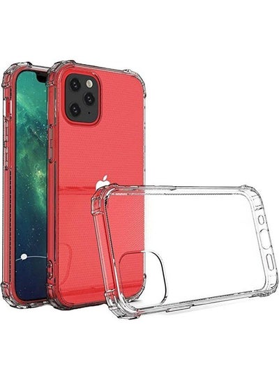 Buy For Apple iPhone 12 mini 5.4 inch Case Clear TPU Bumper Anti shock with round corners in Egypt