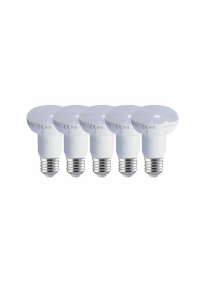 Buy 5 pcs Spotlight lamp 12 watts, three colors, MB R63 in Saudi Arabia