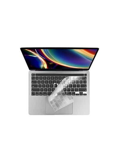 Buy Ultra Thin Keyboard Cover Compatible for MacBook Pro 13 inch 2023-2020 M2 M1 A2338 A2289 A2251 & 2020 2019 New MacBook Pro 16 inch A2141 with Touch Bar&Touch ID, TPU Clear in UAE