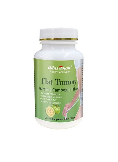 Buy Slim Flat Tummy Tablets, Flat Tummy Garcinia Cambogia Tablets, Safe Anti Aging Weight Loss Pills, Beauty Slim Weight Loss Tablets For Fat Burn And Body Slimming, (60 Tablets) in Saudi Arabia