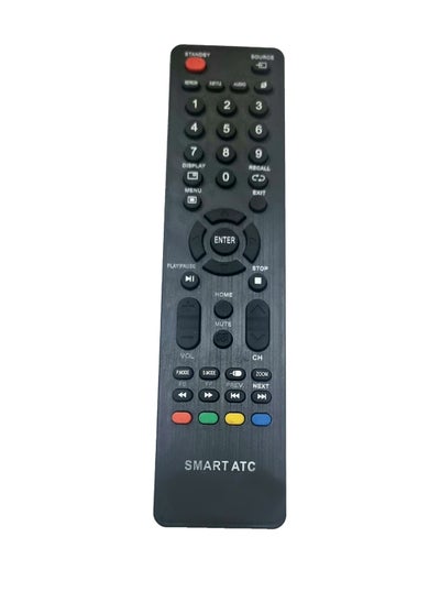 Buy Universal Infrared TV Remote Control Black for Smart ATC TVs in Saudi Arabia