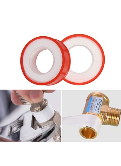 اشتري Teflon Tape, Thread Seal Tapes, PTFE Thread Seal Tape for Plumbers Sealant Tape for Leak Water Pipe Thread 3/4 inch x 395 inch (20 Pack/ White) في الامارات