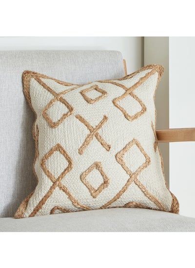 اشتري Eco Handmade Jute Filled Cushion 45 x 45 cm في الامارات