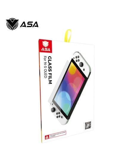 Buy Screen Protector Tempered Film Glass for Nintendo Switch OLED in Saudi Arabia