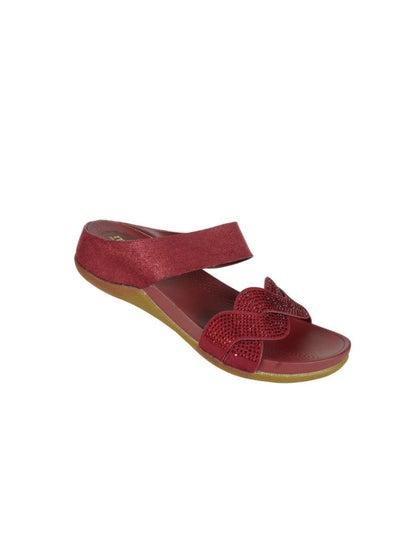 Buy 092-2591 Michelle Morgan Ladies Casual Sandals Bordo 114RC277 in UAE