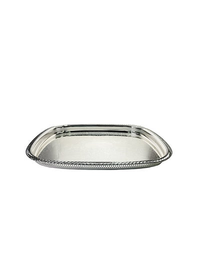 اشتري Silverplated Extra Large Size Rectangle Tray في الامارات