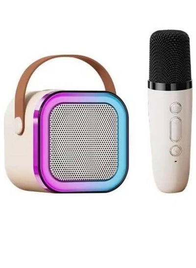 Buy "Mini Bluetooth Karaoke Machine for Kids – Wireless Microphone & LED Lights" in UAE