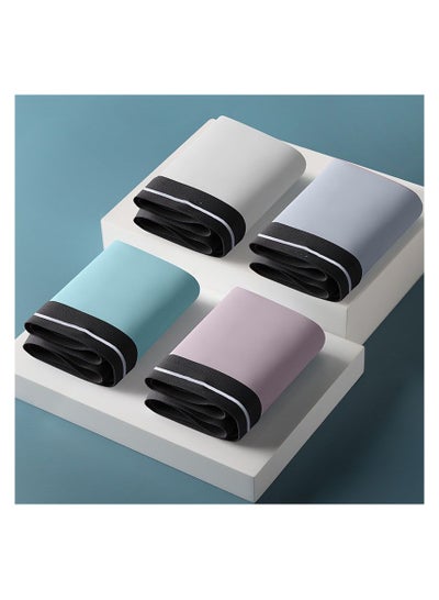 Buy Men's Solid Colour Thin Ice Silk Briefs in UAE