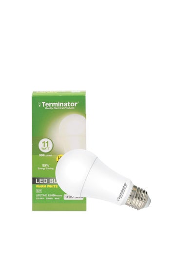 Buy Terminator LED Bulb 11W Warm White E-27 in UAE