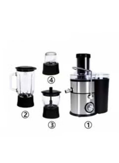 اشتري Sk-629 6 in 1 Juicer And Blender For Home And Commercial Eazy Use Juicer Extractor Black With Silver في الامارات