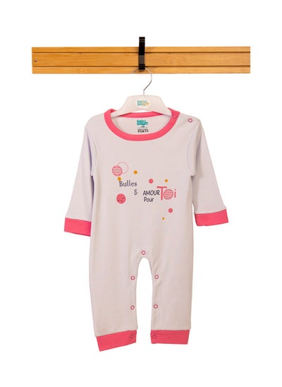 Buy BabiesBasic 100% cotton Printed Long Sleeves Jumpsuit/Romper/Sleepsuit for babies in UAE