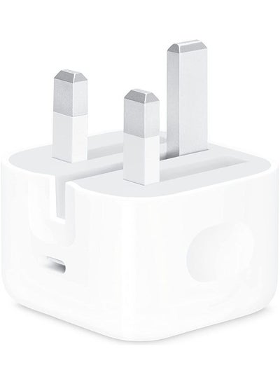 Buy 20W USB-C Power Adapter For Apple Iphone white in UAE