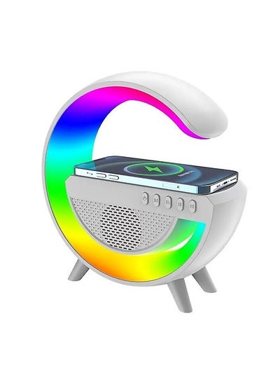 Buy Wireless Smart Bluetooth Speaker with LED Adjustable Ambience Light in Saudi Arabia