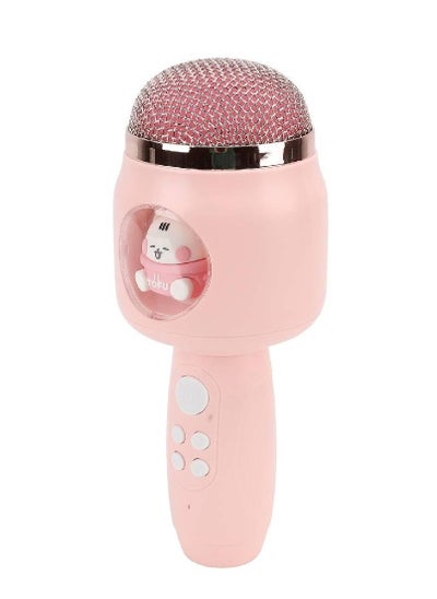 Buy Wireless Microphone, Cute Fluent Transmission Lightweight Wireless Mic for Party (Pink) in UAE