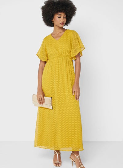 Buy Textured A-Line Dress in UAE