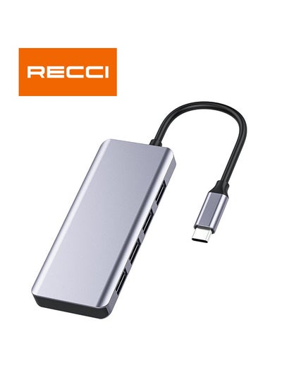Buy USB-C HUB 5 in 1, Grey-RH06 in Egypt