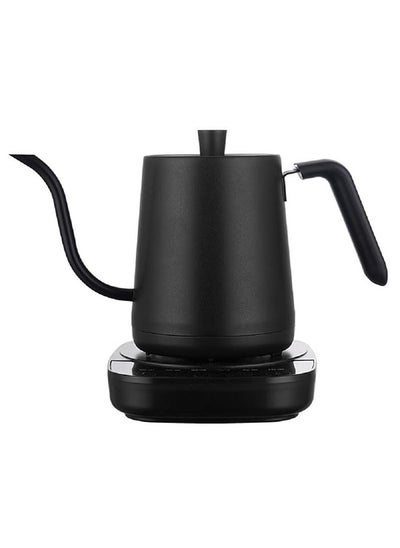 Buy Electric Gooseneck Kettle 304 Stainless Steel Coffee and Tea Pot Automatic Temperature Control and Constant Temperature, Quick Heating (BLack) in UAE