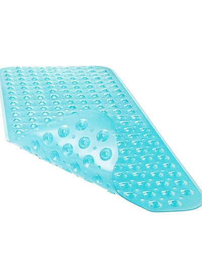 Buy Non-Slip Bath Tub Shower Mat with Suction Cups and Drain Holes, 40 x 16 inch ( Green ) in UAE