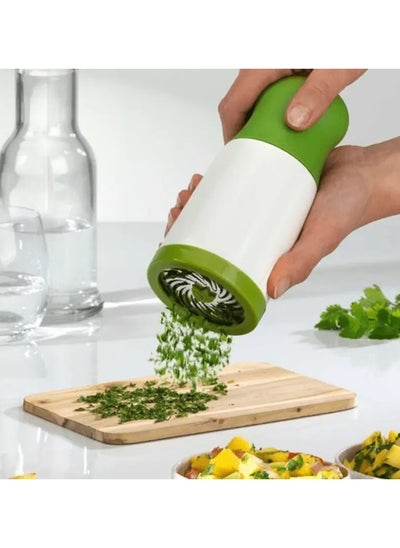 Buy 1pc, New Herb Grinder Mill, Parsley Shredder Chopper, Multifunction Fruit Vegetable Cutter, Garlic Press Squeezer, Kitchen Tool, Kitchen Gadgets in UAE