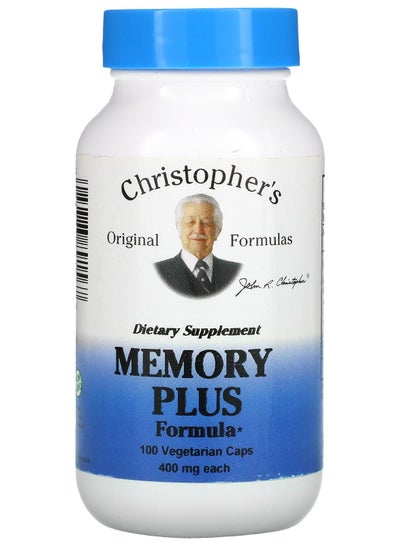Buy Memory Plus Formula 400 mg 100 Vegetarian Caps1 in UAE
