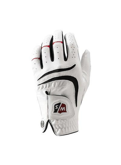 Buy Staff Grip Plus Men's White Golf Glove, Left Hand in UAE