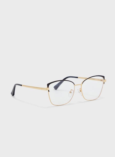 Buy Cat Eye Anti Blue Lens Laptop Optic Glasses in Saudi Arabia