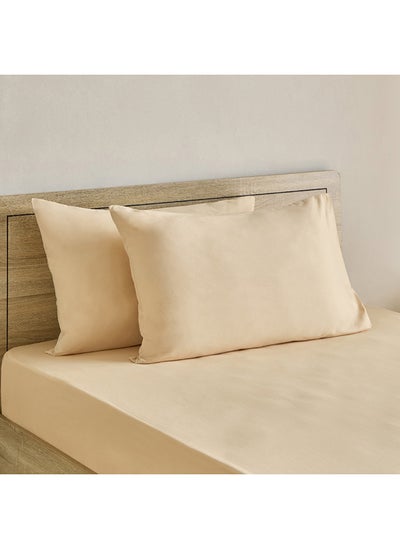 Buy Madison Bhiso 2-Piece Cotton Pillowcase Set 75 x 50 cm in UAE