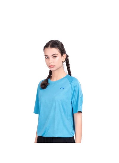 اشتري LINING RAGLAN ROUND NECK-T SHIRT- (HORIZON BLUE) (ATST993-4-M) في الامارات