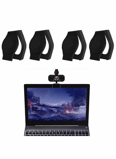 Buy 4 Pack Webcam Cover, Thin Web Camera Lens Cover Privacy Shutter Cap Hood with Strong Adhesive, Web Cam Privacy Covers, for Logitech HD Pro Stream Webcam, for C270/C615/C920/C930e/C922X and Others in Saudi Arabia